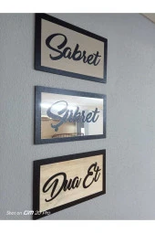 Odun Marketi Sabret Şükret Dua Et - Gümüş Dişi thumbnail 1