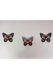 ULTTASARIM Kelebek Duvar Rafı 3'lü thumbnail 1