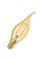 Osram Vintage 2,5W (22W) Kıvrımlı Rustik Led Mum Ampul - Sarı Dekoratif Lamba - 2