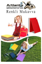 Renkli Mukavva 10 Renk 50x70 cm 1 Paket Sert Renkli Karton 1.0 mm Okul Okul Öncesi Anasınıfı Hobi Etkinlik - 4