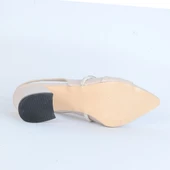 Moda Ayakkabı 01120 Cilt 3Cm Topuklu Kadın Ayakkabı - 7