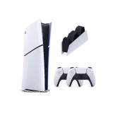 Sony Playstation 5 Slim Dijital - 2. Dualsense Ps5 Kol - Şarj İstasyonlu Oyun Konsolu (İthalatçı Garantili) - 1