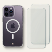 iPhone 14 Pro Max Kılıf Ciel by Cyrill Shine Mag (MagSafe) Kılıf-Glas.tR Slim HD (2 Adet) 3600 Cam Ekran Koruyucu - 1