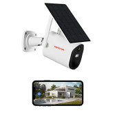 HEİMAN HM-860 4G SİM Kartlı Solar Panelli Güneş Enerjili HD Sabit Bullet Kamera - 1