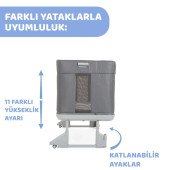 Chicco Next2me Forever Anne Yanı Beşik Slate Grey - 4