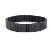 316L Çelik Siyah iİtalyan Charm Erkek Kelepçe Bileklik EBLK-409 thumbnail 1