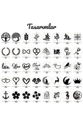 Mühürcüm Kişiye Özel Pirinç Sap ve Pirinç Kafa Mum Mühür Damgası 2.5 cm MHK100PS thumbnail 3