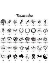 Mühürcüm Kişiye Özel Pirinç Sap ve Pirinç Kafa Mum Mühür Damgası 2.5 cm MHK100PS thumbnail 4