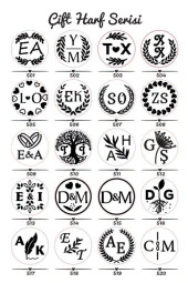 Mühürcüm Kişiye Özel Pirinç Sap ve Pirinç Kafa Mum Mühür Damgası 2.5 cm MHK100PS thumbnail 6