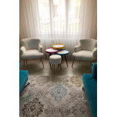 LOVİSSE HOME 3lü Berjer Set Tekli Koltuk Balkon, Ofis, Bekleme, Güzellik Merkezi, Çay Seti - 1