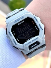 Joefox G-SHOCK Kasa Siyah/Gri Digital 5 Atm Suya Dayanıklı 2 Yıl Garantili Spor Kol Saati J-GS11 - 1