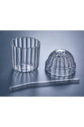 2 Adet Kapaklı Pipetli Pinterest Bardak  Soğuk Kahve Ve Sunum Bardağı  430 ml - 3
