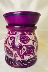 Buhardanlık Obsidye taşı El İşi Feng Shui Fil sembolü Buhurdanlık thumbnail 3