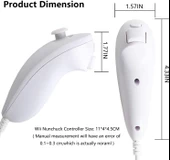 Cosmostech Nintendo Wii Uyumlu Nunchuk Controller Oyun Kolu Gamepad - 4
