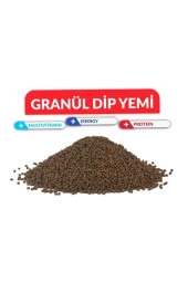 Granül Dip Yemi (4mm) 100Gr (Vatoz,Çöpçü,Semender,Japon,Koi) - 1