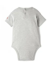 Galatasaray Orijinal Lisanslı Aslan Parçası Baskılı Bebek Body Gri Zıbın - 2