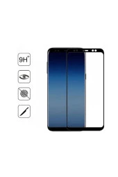 Samsung Galaxy J4 Plus Davin 5D Cam Ekran Koruyucu Siyah - 2