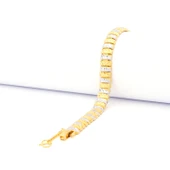 Çift Rekli Lazer Kesim Kadın Bileklik BLK-1012 - 1