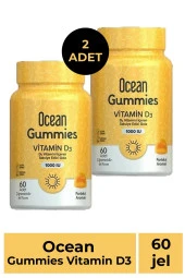 Ocean Gummies Vitamin D3 60 Çiğneme Form 2 Adet thumbnail 1