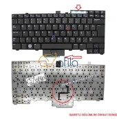 Dell Latitude  E6400 E6410 E6500 E6510 M2400 M4500 PP27L E6510 M4400 E5400 Klavye Siyah TR 0FXH91, V082025BK - 2