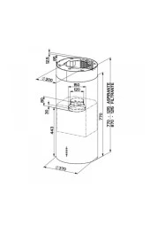 Davlumbaz ISOLA GLOSS PLUS EV8+ BK 37 - 2