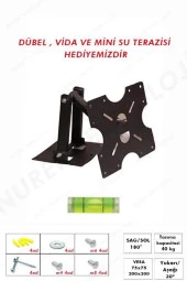 22" - 42" 55 -106 Ekran Arası LCD LED Hareketli Tv Duvar Askı Aparatı+Mini Su Terazili - 3