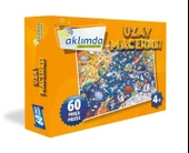 60 Parça Puzzle Uzay Macerası - 1
