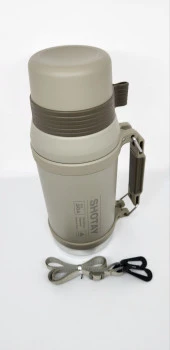 Shotay Vacuum Bottle 1,6 Lt Vakum Termos ST-8216 Kahverengi - 3