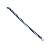 316L Erkek Çelik Bileklik Lacivert Spor Zincir Bileklik EBLK-462 thumbnail 3