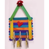 Renkli Dar Dil Çubuğu 100 Adet abeslang en 1cm ,boy 11.4 cm thumbnail 2