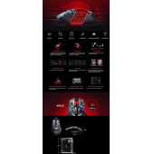 Bloody R80 Ghost 4000Dpi, Infrared Switch ,Metal Ayak, Multi Core, 8 Tuşlu HD Optik Kablosuz Gaming (Oyuncu) Mouse - 2