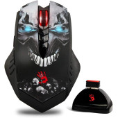 Bloody R80 Ghost 4000Dpi, Infrared Switch ,Metal Ayak, Multi Core, 8 Tuşlu HD Optik Kablosuz Gaming (Oyuncu) Mouse - 4