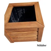 Ahşap Saksı ; Nilüfer 45X45x70 thumbnail 1