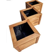 Ahşap Saksı ; Nilüfer 45X45x45 thumbnail 2