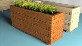 Ahşap Saksı ; Gardenya Lüx 150X45x55 - 1