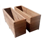 Ahsap Saksı ; Gardenya 70X30x45 - 3