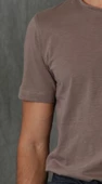 Lufian Junya Erkek Basic Tişört Toprak CCNCavT1902 thumbnail 3
