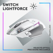 Logitech G G502 X Plus Kablosuz HERO 25K Sensörlü RGB Aydınlatmalı Oyuncu Mouse - Beyaz OUTLET - 2