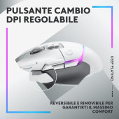 Logitech G G502 X Plus Kablosuz HERO 25K Sensörlü RGB Aydınlatmalı Oyuncu Mouse - Beyaz OUTLET - 6