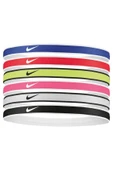 Nike N.100.2021.655.OS Swoosh Sport Headbands 6 Pk Tipped Unisex Saç Bandı - 1