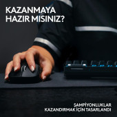 Logitech G PRO X SUPERLIGHT 2 Hafif HERO 2 Sensör 32.000 DPI LIGHTSPEED Kablosuz Oyuncu Mouse - Beyaz - 5