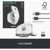 Logitech Mx Master 3S For MAC Beyaz Bluetooth Lazer Mouse - 9