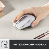 Logitech MX Anywhere 3 Kompakt Kablosuz Mouse - Beyaz OUTLET - 2