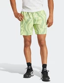 adidas Men's Club Graphic Tennis Short Pulse Lime and Preloved Green Deniz Şortu IL7390 thumbnail 2