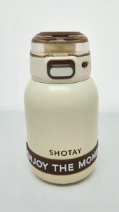 Shotay ST-8901 Enjoy 600ML Termos Matara Beyaz - 1