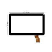 10.1 İnç DH-0901A1-FPC01-01 Film Kodlu Touch Dokunmatik Siyah - 1