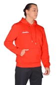 Diadora Bergamo - Erkek Kırmızı Pamuklu Spor Sweatshirt - DDBER1030016 - 2