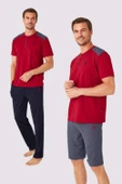 U.S. Polo Assn. 12032 Erkek 3'Lü Pijama Takım - 3