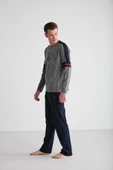 U.S. Polo Assn. 18727 Erkek Kırmızı Yuvarlak Yaka Pijama Takımı - 9