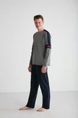 U.S. Polo Assn. 18727 Erkek Kırmızı Yuvarlak Yaka Pijama Takımı - 8